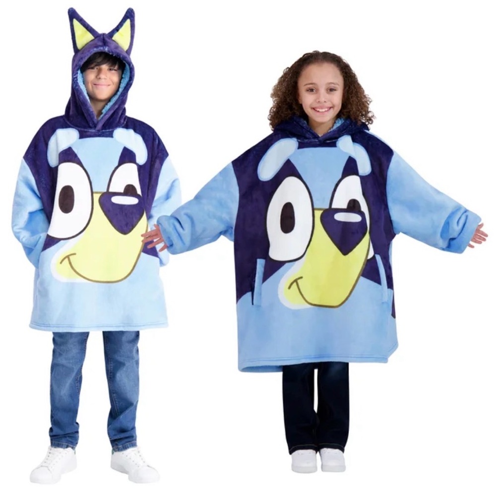 Bluey The Wayy Big Hoodie - Hooded Sweater - Kids Size 4-10